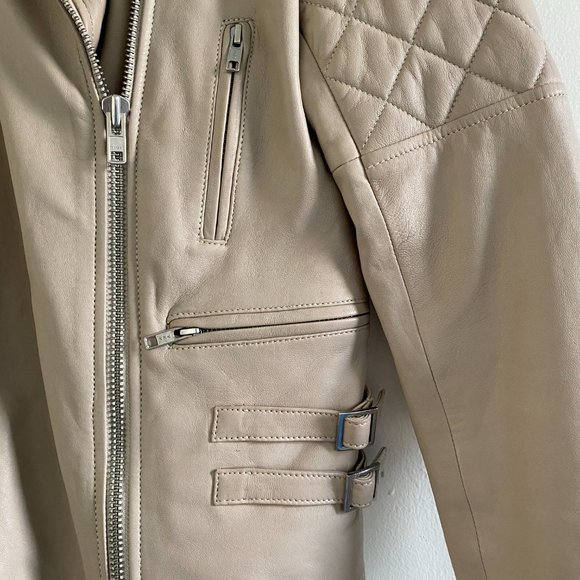 Leather Bomber Jacket - Comptoir Des Cotonniers - Picture 3 of 6